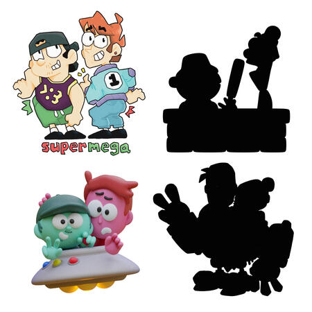 SuperMega Sticker Club Designs