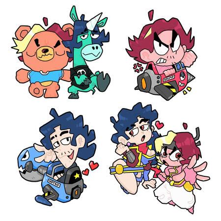 Game Grumps Sticker Designs